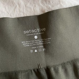 SETactive HW Army Green Legging